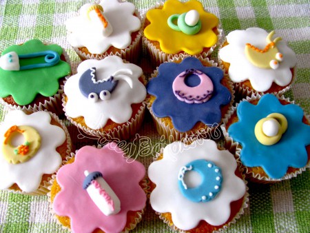 Cupcake para chá de Bebê